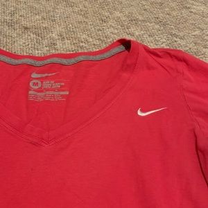Hot pink Nike Long sleeve tee